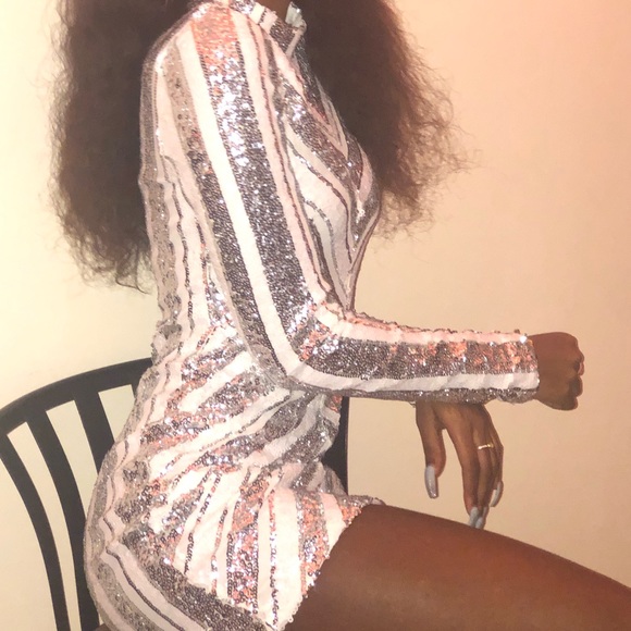 sparkly sliver dress - Picture 2 of 2